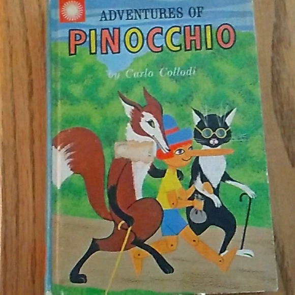 VINTAGE βPINOCCHIO β BOOK SUNBEAM CLASSICS - Picture 1 of 16